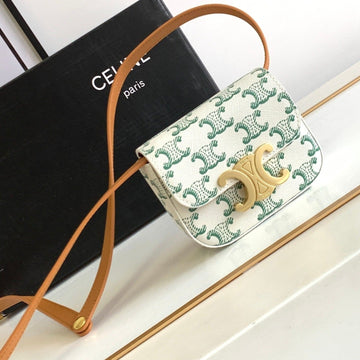 Triphome 11 Green White Cowhide Leather