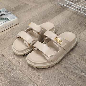 CD Dioract Dad Sandal Mule Nude Lambskin