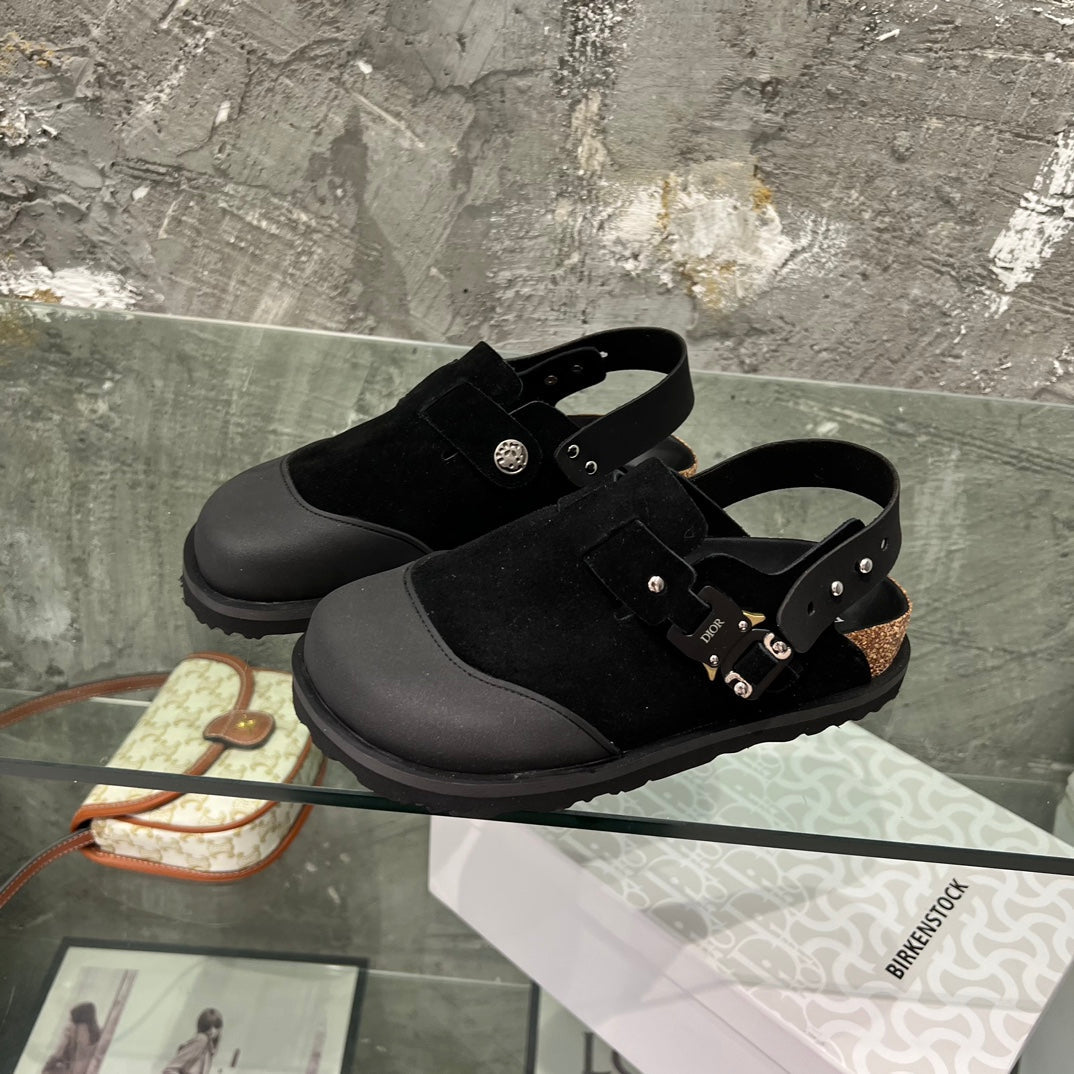 CD X Birkenstock Tokio Mule Black Suede