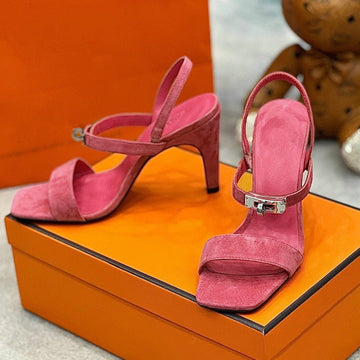 Glamour 95 Sandal Pink Suede