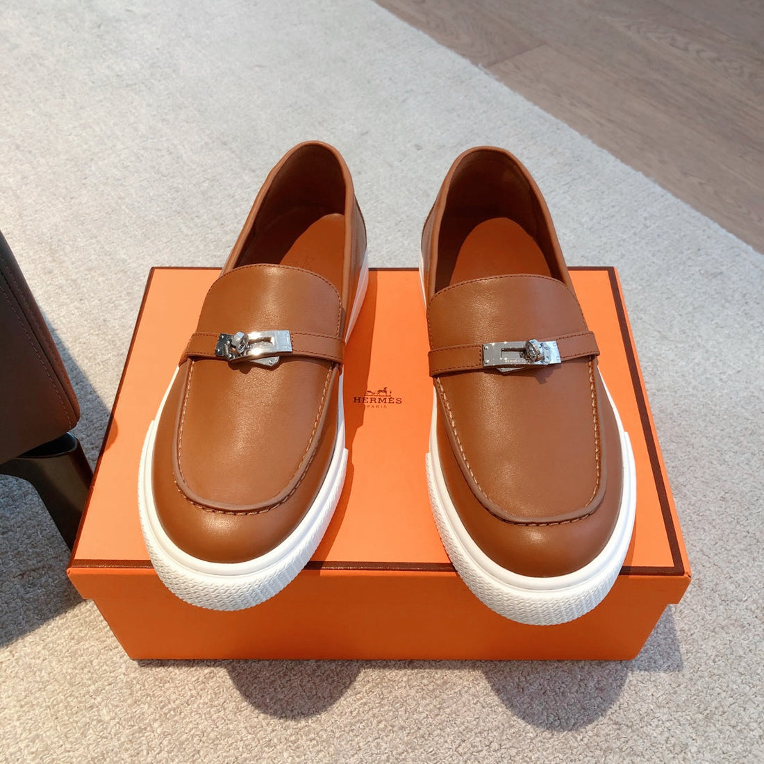 Hm Game Slip-On Sneaker Fire Calfskin