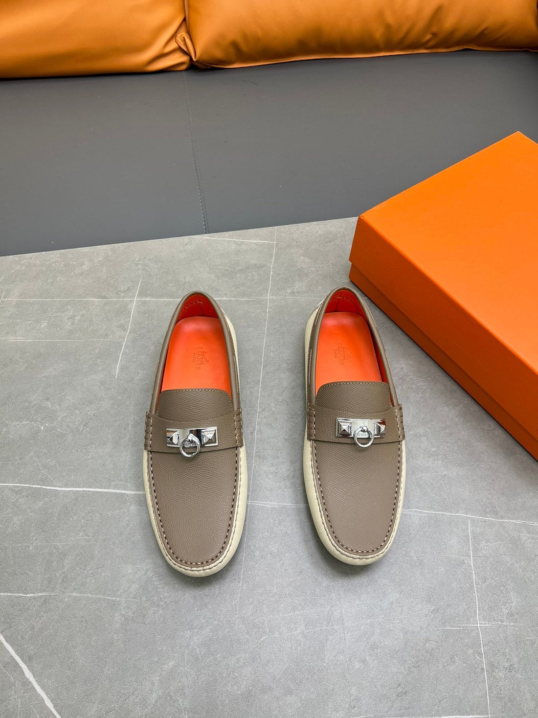 Hm Irving Loafer Ash Calfskin