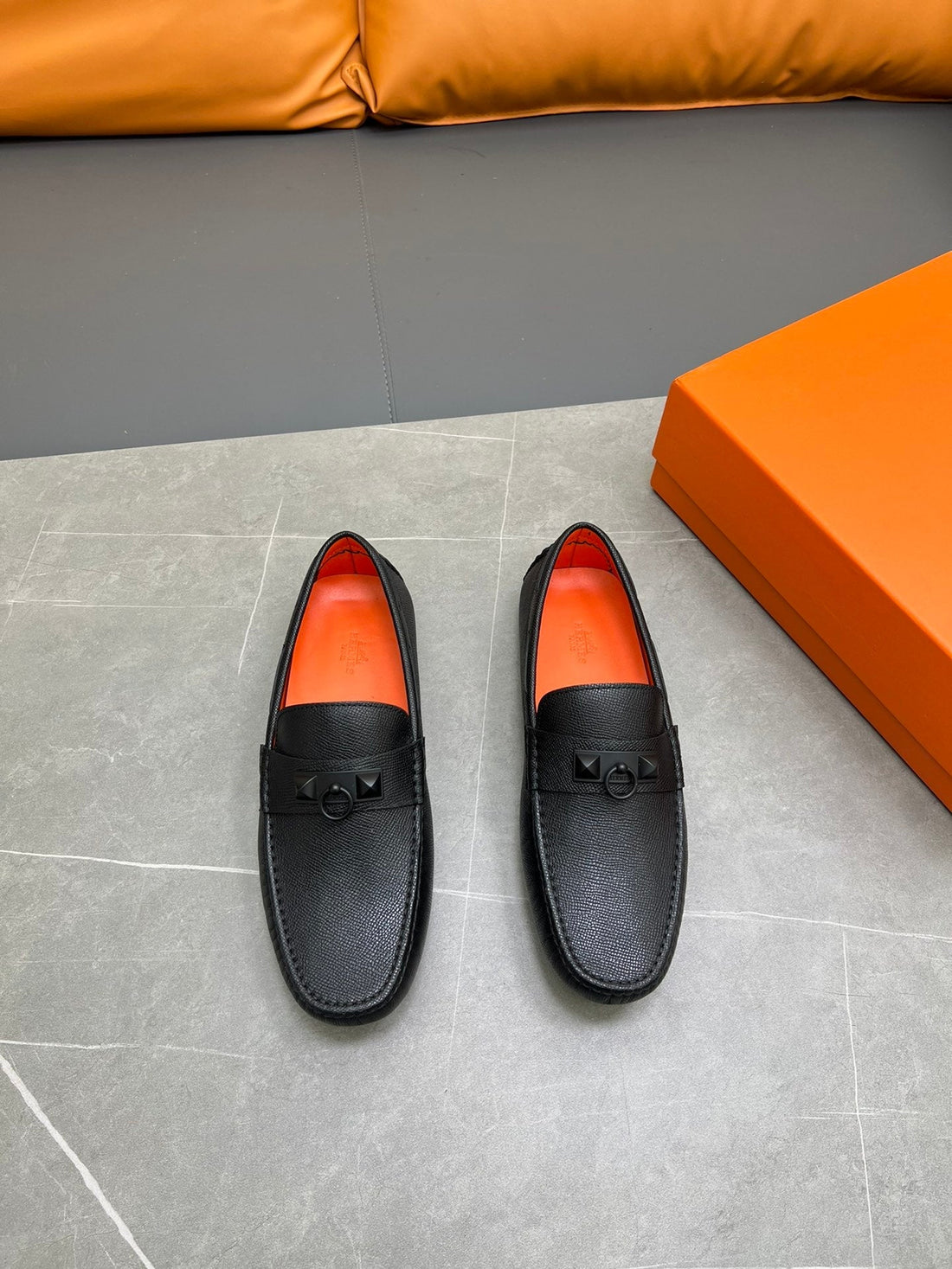 Hm Irving Loafer Black Calfskin
