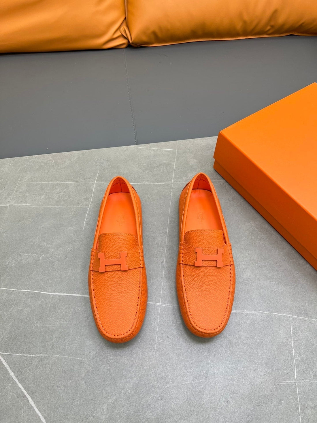 Hm H-Logo Loafer Tiger Calfskin