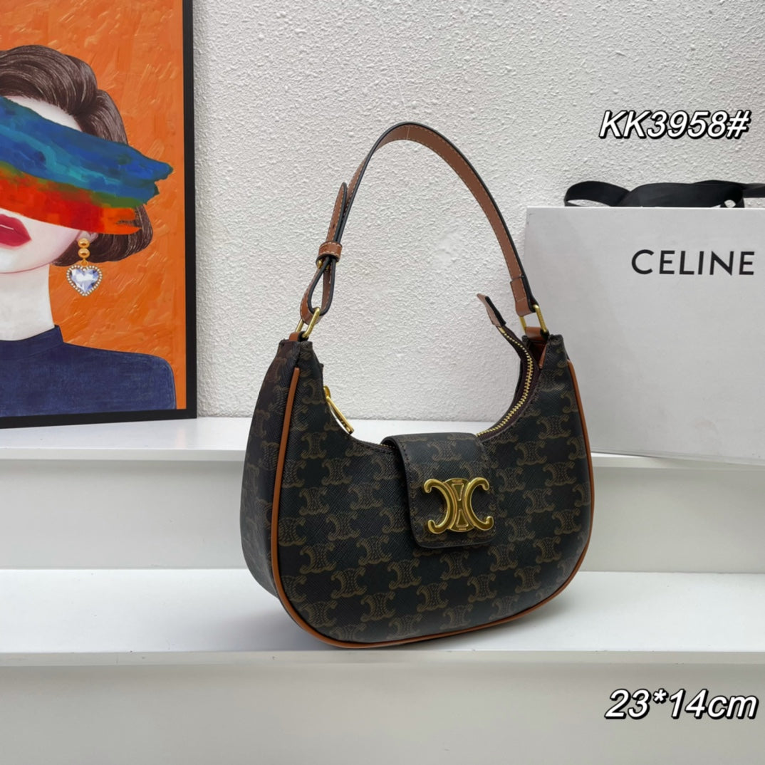 23 Calfskin Bag Black Pattern