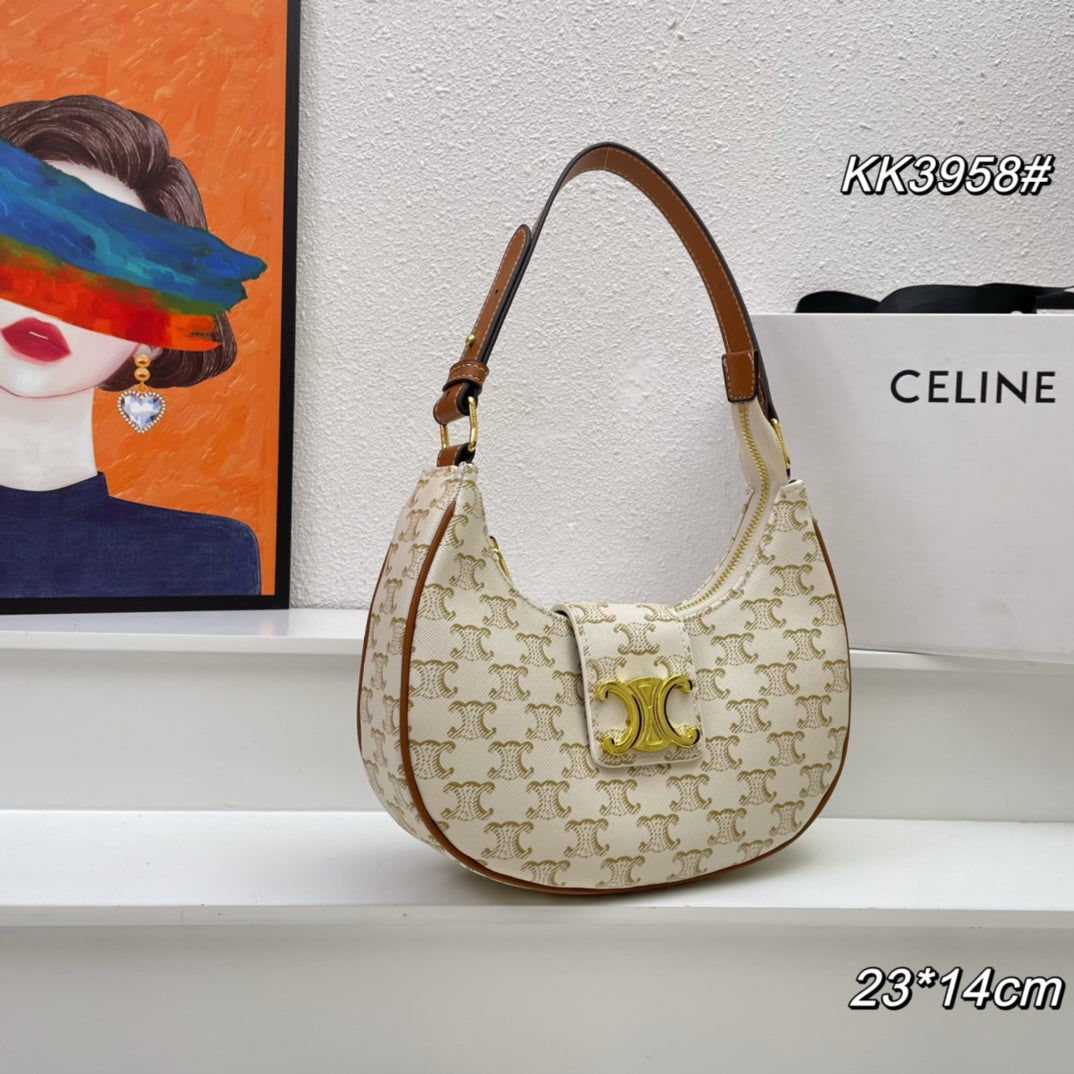 23 Calfskin Bag White Caro