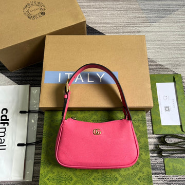 Aphrodite Mini 21 Shoulder Bag In Bright Pink Calfskin