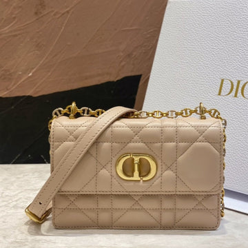 Miss Caro Mini 19 Light Beige Calfskin