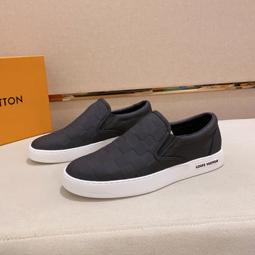 LV Loafer In Black Damier Sheepskin