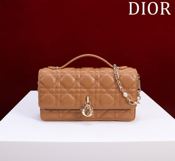 My CD Mini 21 Medium Tan Lambskin