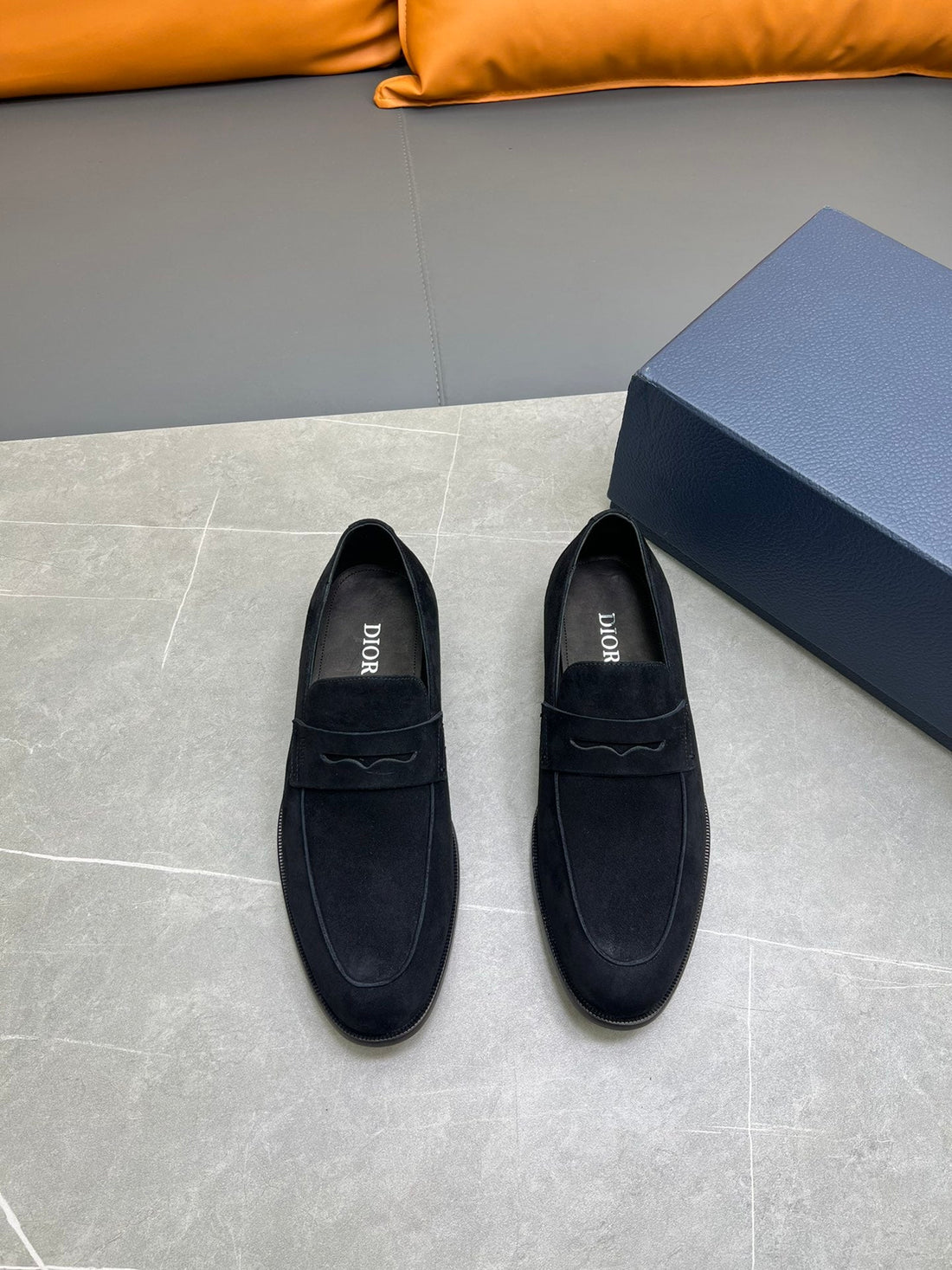CD Granville Loafer Black Suede