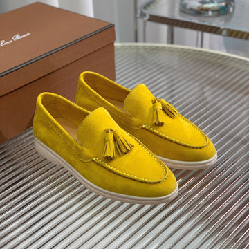 Lp Dot Sole Walk Loafer Yellow Suede