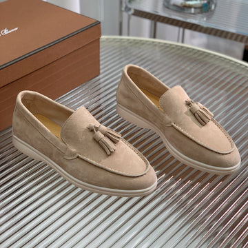 Lp Dot Sole Walk Loafer Cashew Butter Suede