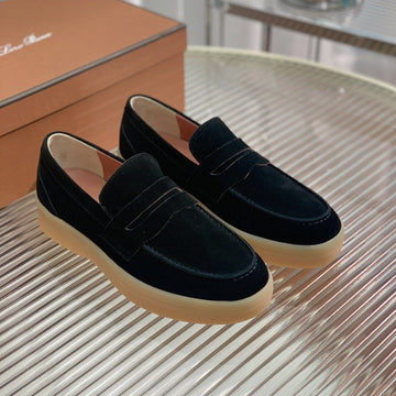 Lp Summer Walk Loafers Black Suede