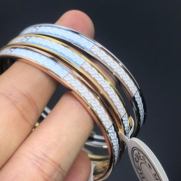 H Uni Bangle White Bracelet