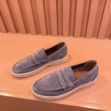 Lp Retro Summer Walk Loafers Mauve Suede