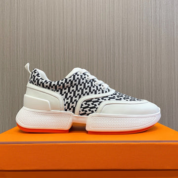 Hm Giga 50 Sneaker H Black White Canvas White Goatskin