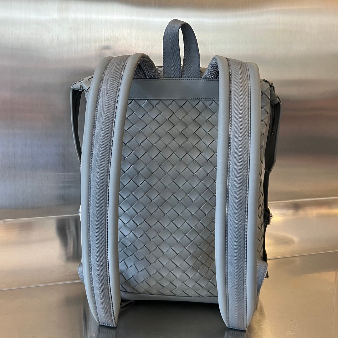 Backpack 42 In Grey Calfskin