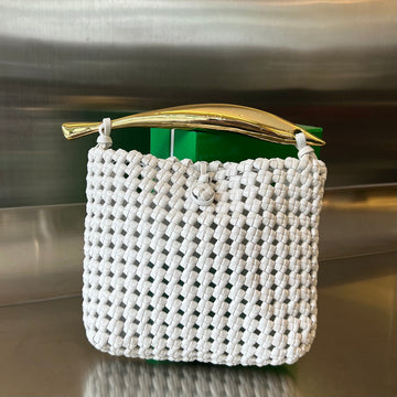 Sardine 29 Bag In White Lambskin