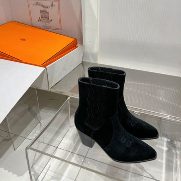 Vegas Ankle Boot Black Suede