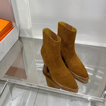 Vegas Ankle Boot Brown Suede