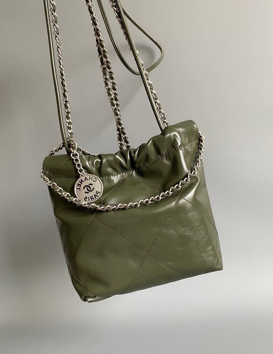 CC Hobo Mini 20CM Olive Lambskin