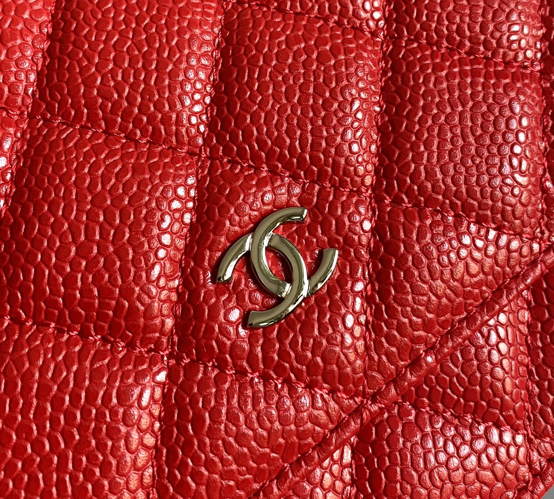 CC Woc 19 Red Caviar Silver Hardware