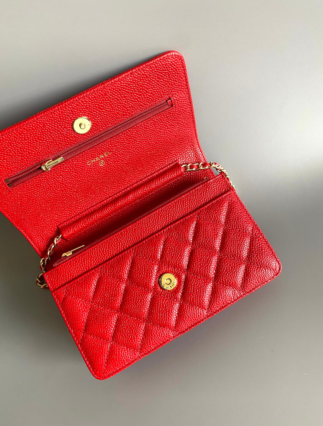 CC Woc 19 Red Caviar Gold Hardware