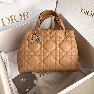Toujours 28 Bag In Camel Beige Lambskin