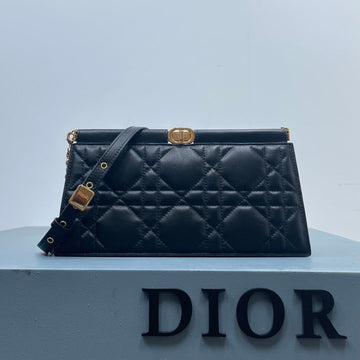 CD Caro Colle Noire 27.5 Black Calfskin