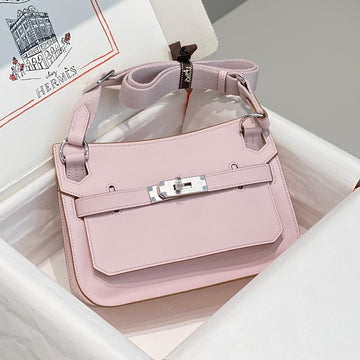 HM Jypsière Mini 23 Mauve Pale Calfskin Silver Hardware
