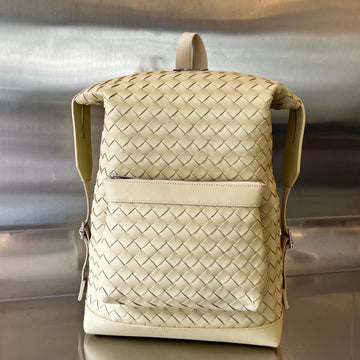 Backpack 42 In Beige Calfskin
