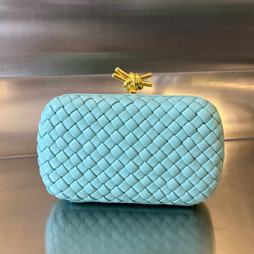 Knot 20 In Blue Pastel Lambskin