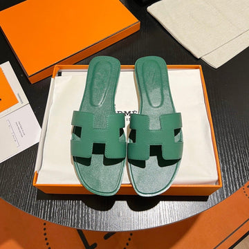 0RAN Sandal Leather Ocean