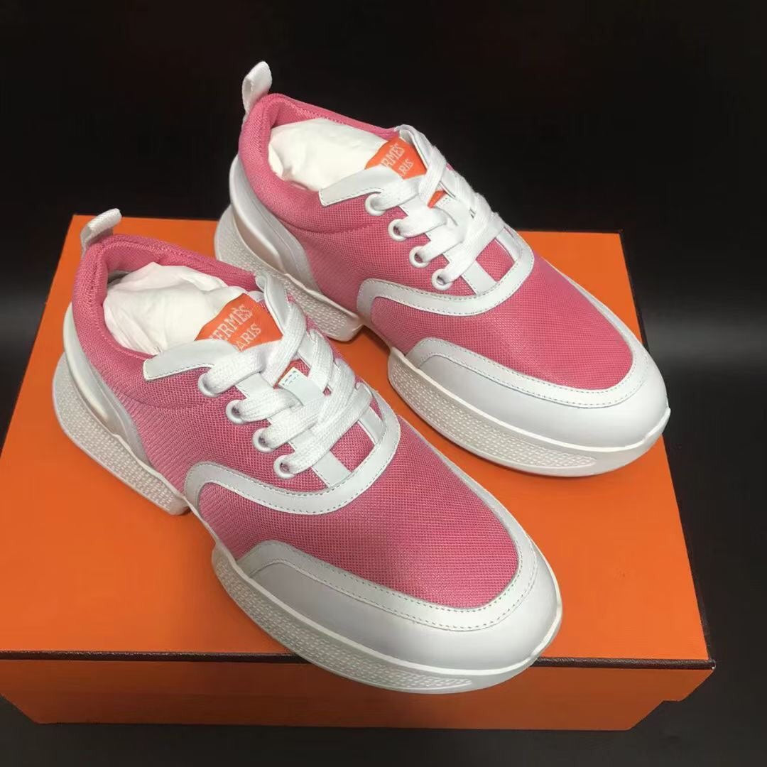 Giga Sneaker Hot Pink Mix White Calfskin