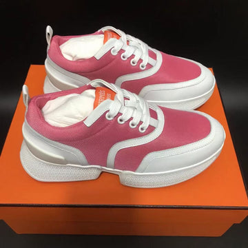 Hm Giga 50 Sneaker Pink Canvas White Goatskin Orange