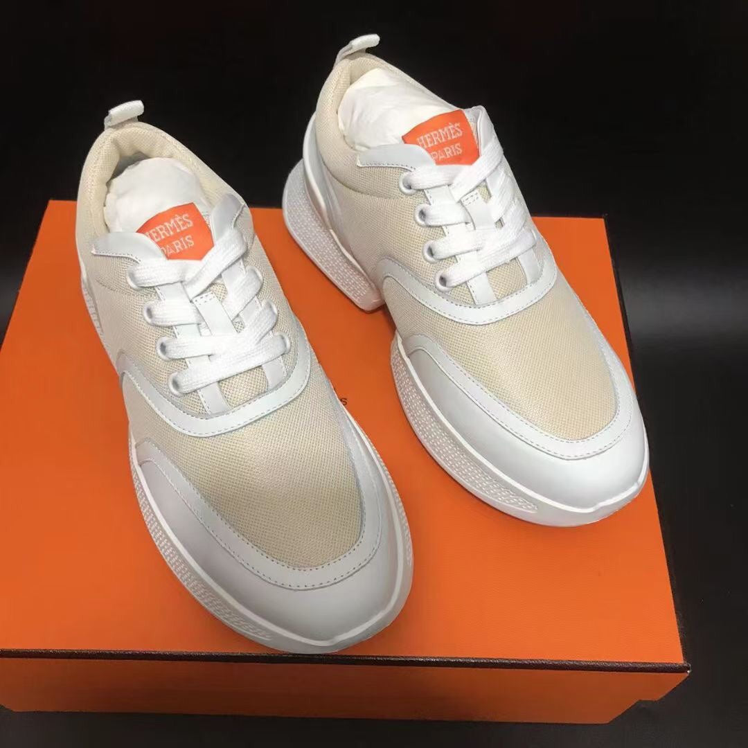 Giga Sneaker Pastel Pink Mix White Calfskin