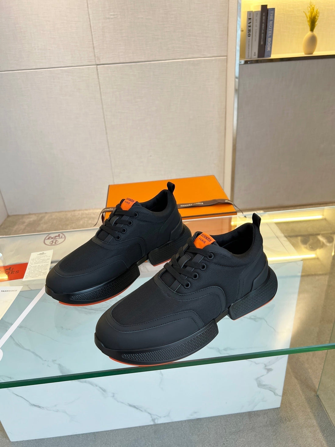Giga Sneaker Black Calfskin