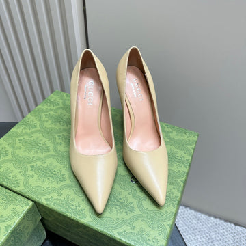 GG 105 Basic High Heel Cream Lambskin