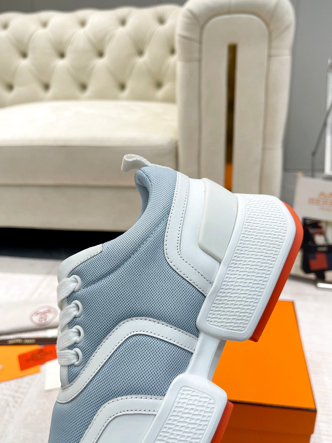 Hm Giga Sneaker Baby Blue Fabric 206286