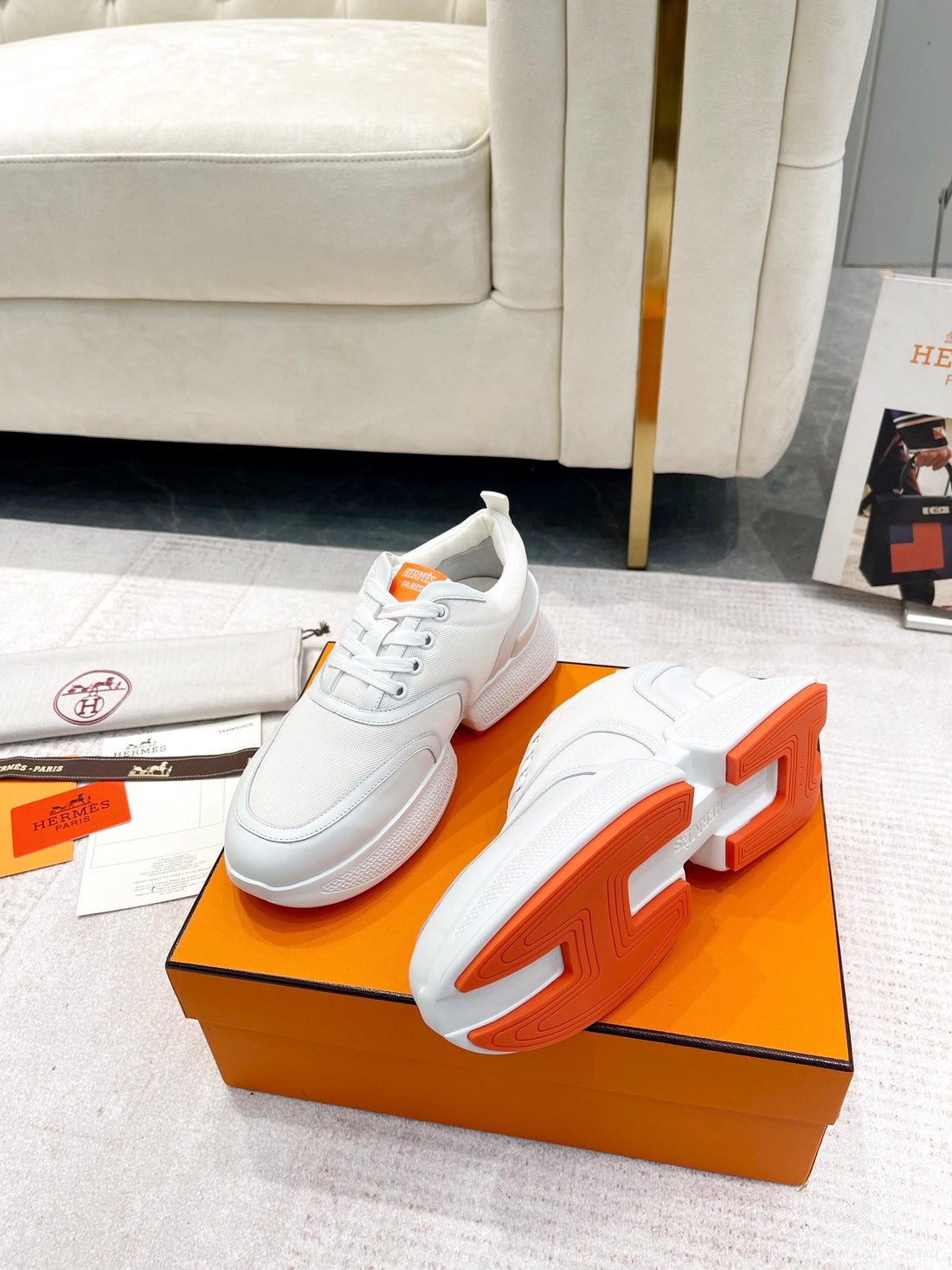 Hm Giga Sneaker Beige FABRIC206297