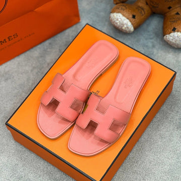 0RAN Sandal Rose Smooth Calfskin