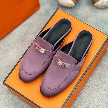 Oz Mule Purple Silk Thick Cloth/Sheepskin