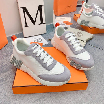 Hm Bouncing Sneaker In Grey Mesh Fabric 106455