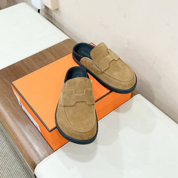 Hm Go Mule Brown Suede