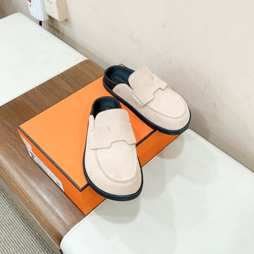 Hm Go Mule Cream Suede