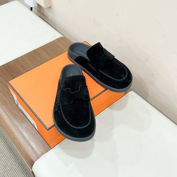 Hm Go Mule Black Suede