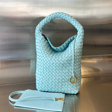 Cabat Bucket 35 In Blue Sky Lambskin