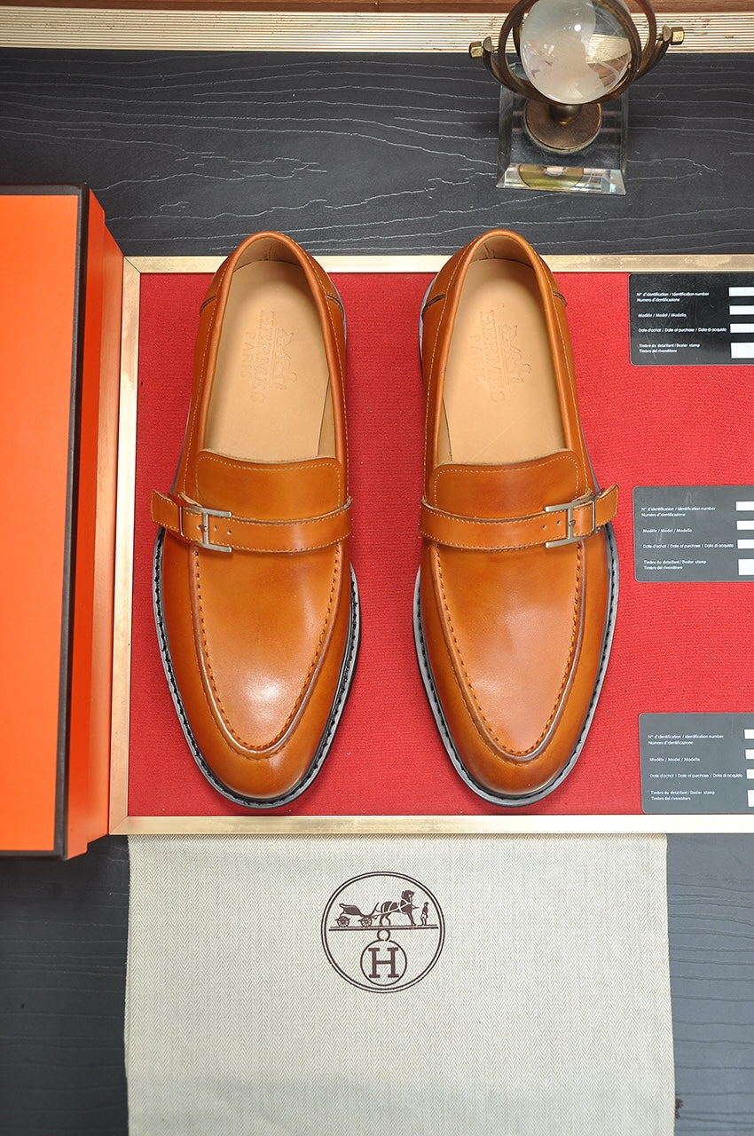 Hm Monterey Loafer Bronze Calfskin