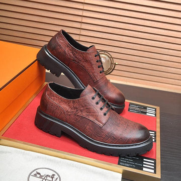 Hm Daniel Tramping Shoe Chestnut Wrinkle Calfskin